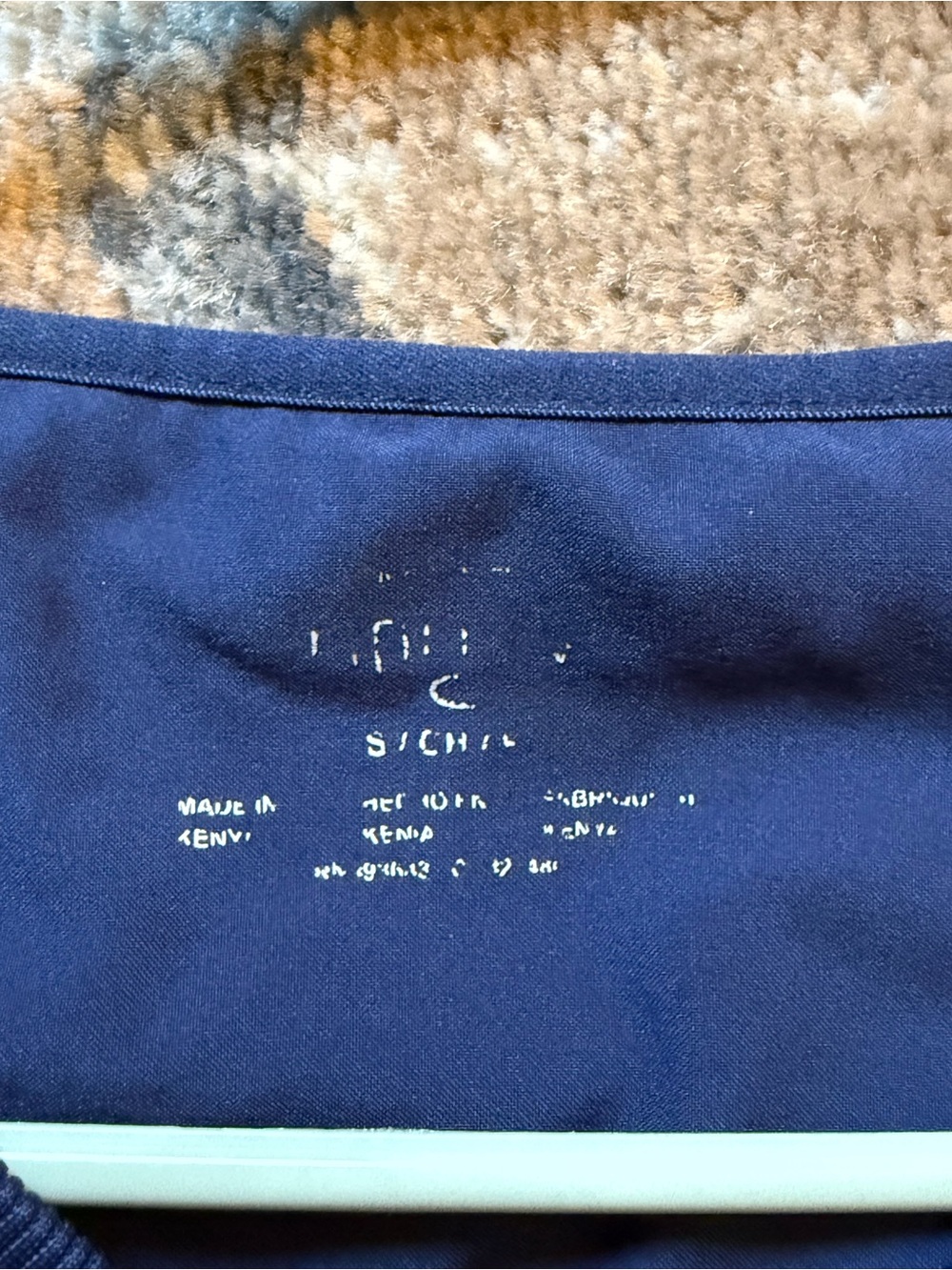 Cherokee Infinity Women's Navy Blue Small Scrub Sets (2) - Picture 8 of 9